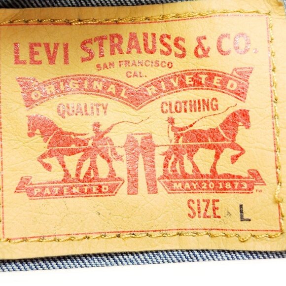 Levi's Men's Trucker Denim Jacket Size L blue New - Picture 3 of 10